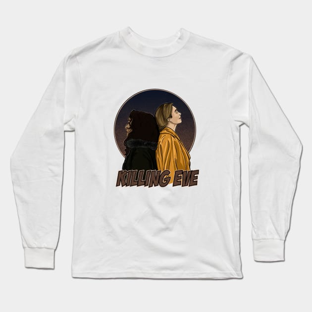 Killing Eve Pop Art Long Sleeve T-Shirt by quotify